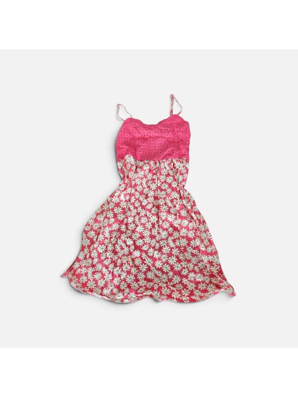 Cherokee Women's Pink and White Dress